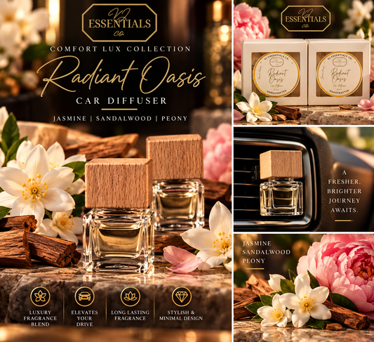 Radiant Oasis Car Diffuser - Comfort Lux Collection