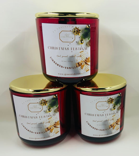 Christmas Festival Candle - Seasonal Candle Collection