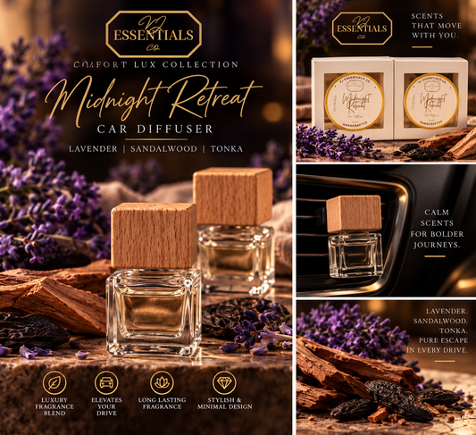 Midnight Retreat Car Diffuser - Comfort Lux Collection