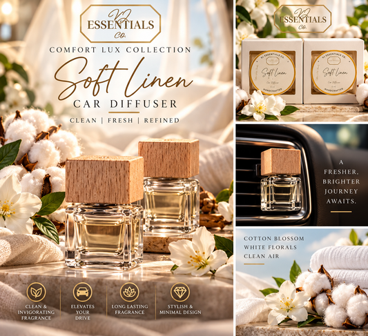 Soft Linen Car Diffuser - Comfort Lux Collection
