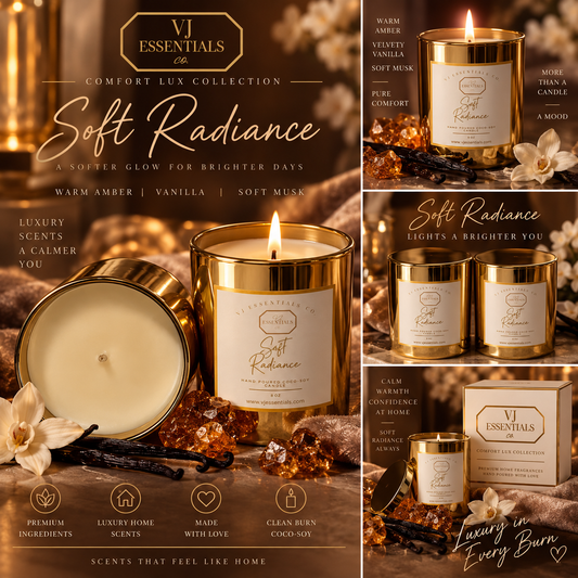 Soft Radiance Candle - Comfort Lux Collection